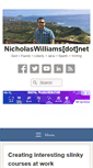 Mobile Screenshot of nicholaswilliams.net