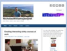 Tablet Screenshot of nicholaswilliams.net